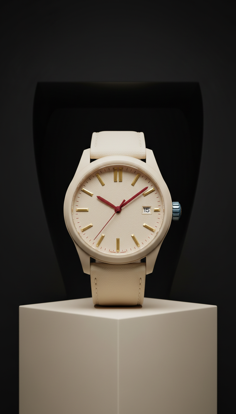 Orologio automatico Ivory Canvas edizione limitata
