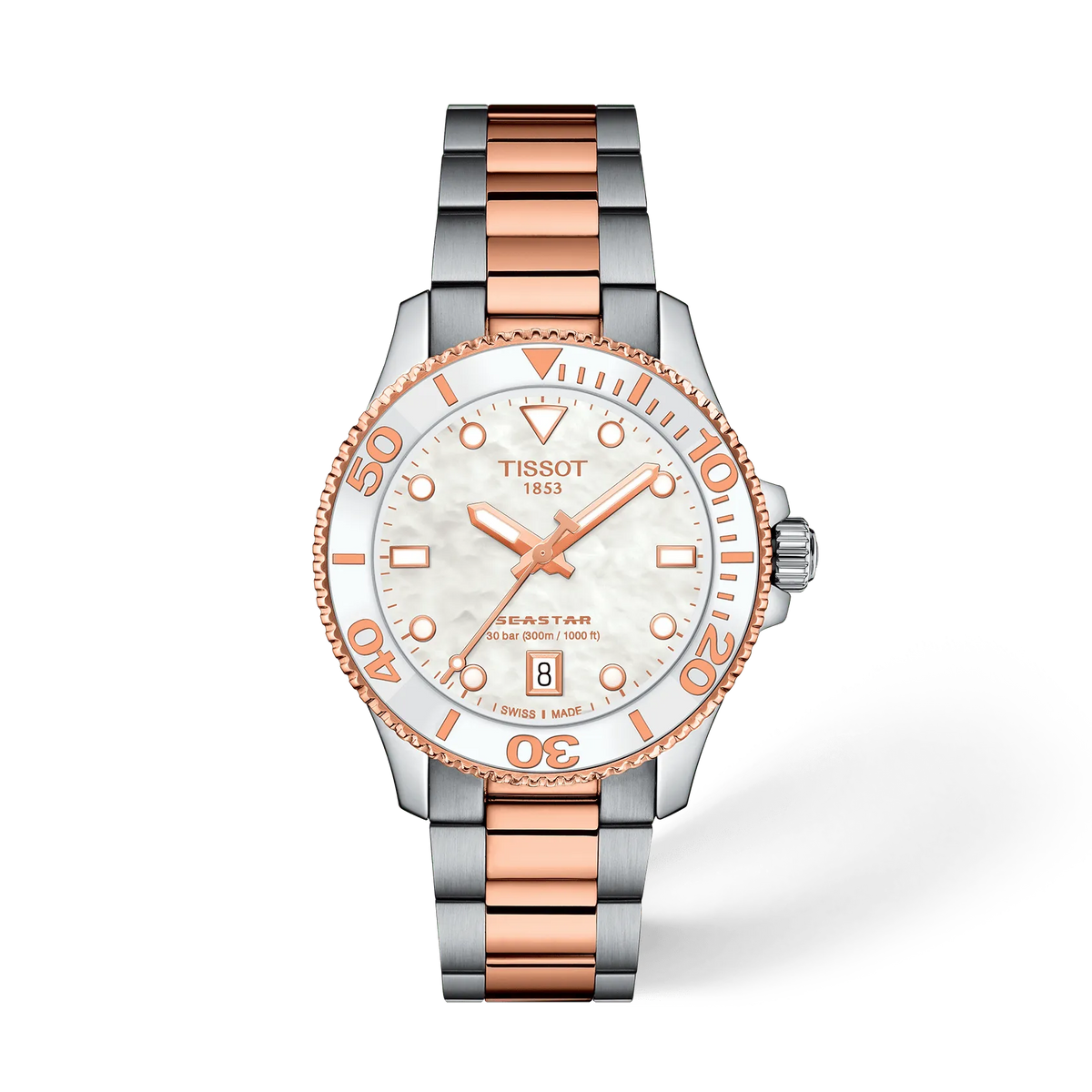 TISSOT Seastar 1000 36mm T120.210.22.111.00 Orologio Donna