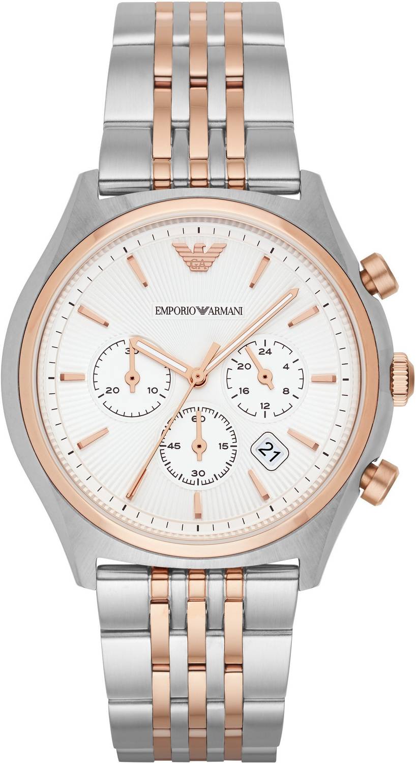 EMPORIO ARMANI AR1998 White Silver Men's Watch