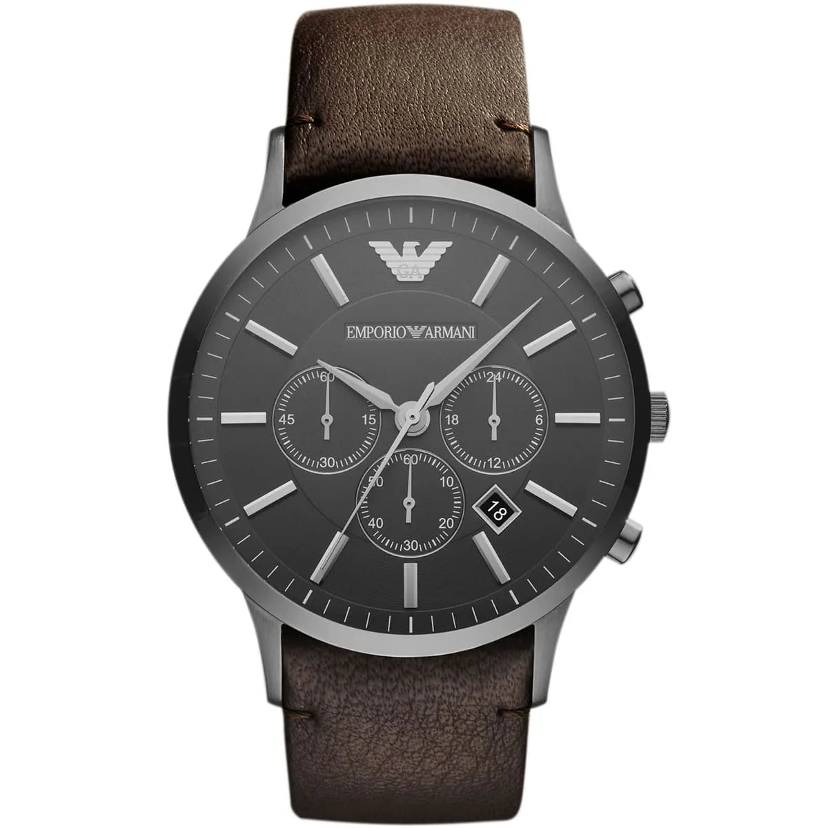 EMPORIO ARMANI Casual Analogico Pelle AR2462 Orologio Uomo