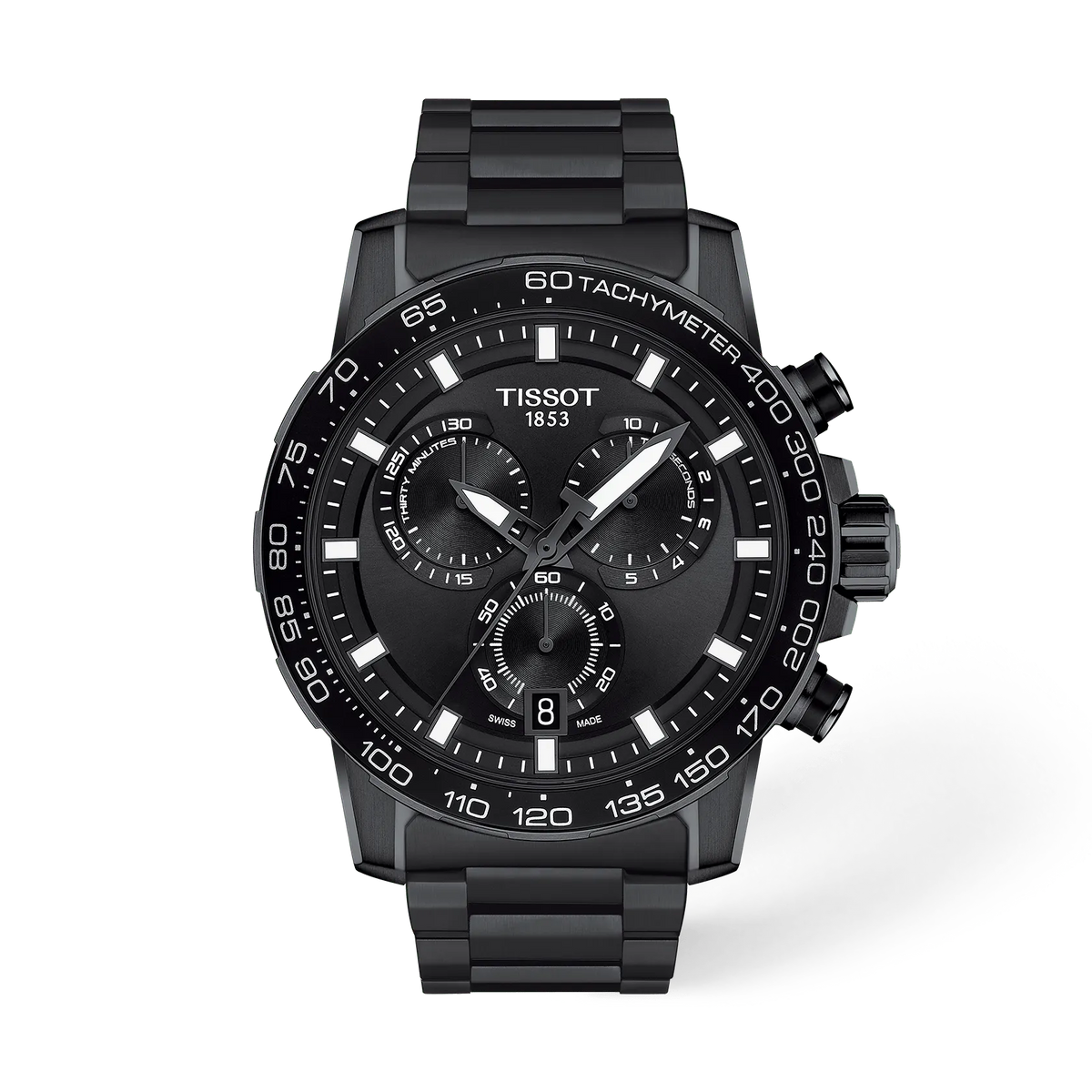 TISSOT Supersport Chrono 45.5mm T1256173305100 T125.617.33.051.00 Orologio Uomo