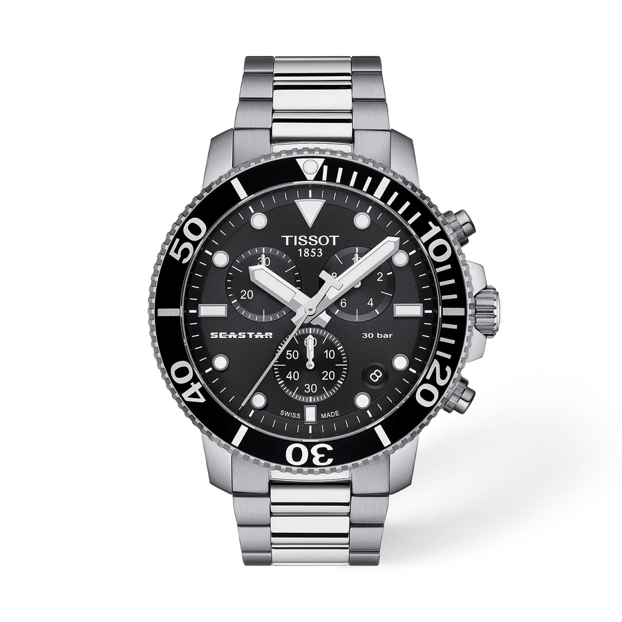 TISSOT 1000 45.5mm T1204171105100 T120.417.11.051.00 Orologio Uomo