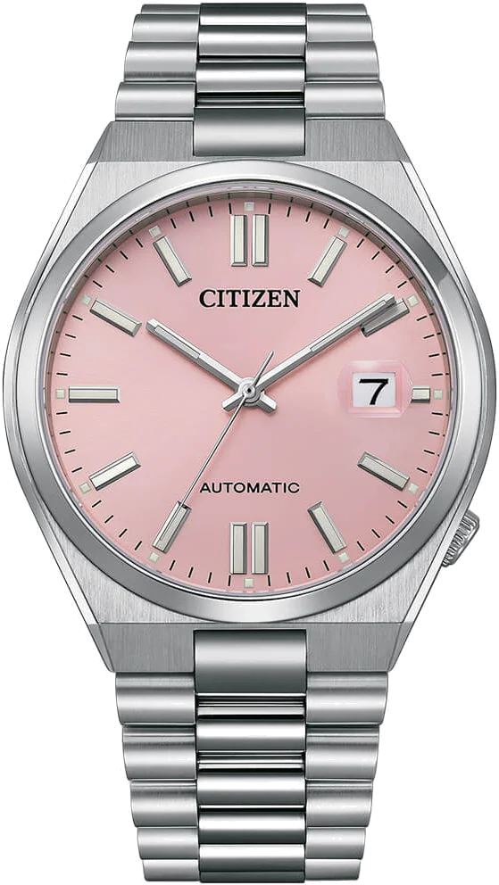 CITIZEN TSUYOSA NJ0158-89X Orologio Automatico da Uomo con Quadrante Rosa
