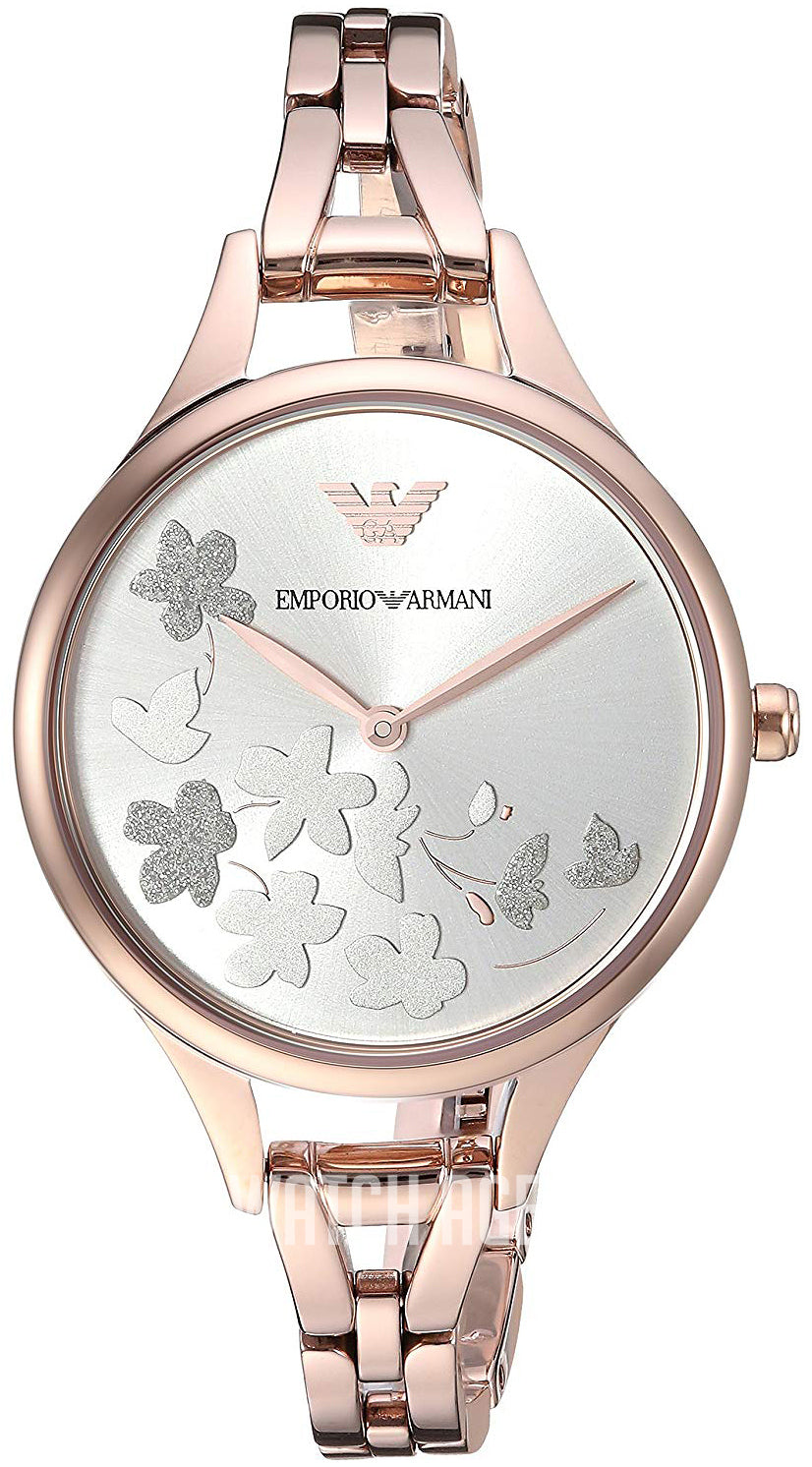 EMPORIO ARMANI Rose Tone Bracciale AR11108 Orologio Donna