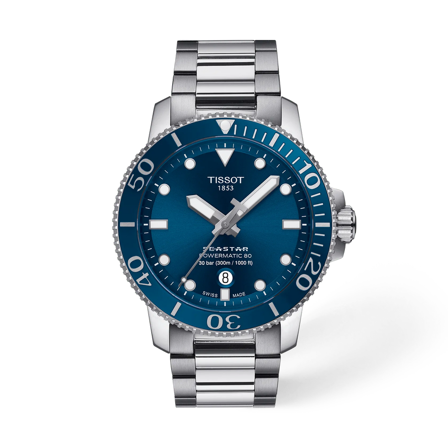 TISSOT 1000 43mm T1204071104103 T120.407.11.041.03 Orologio Uomo