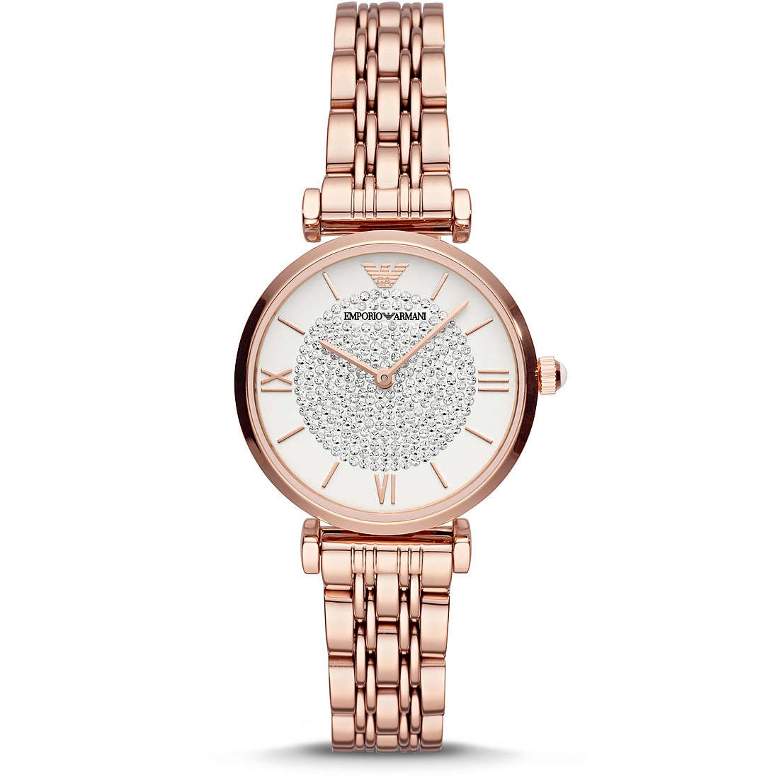 EMPORIO ARMANI EMPORIO Two Hand Oro Rosa Tone AR11244 Orologio Donna