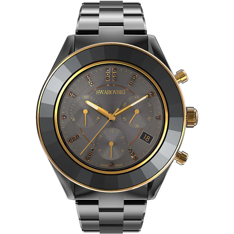 Swarovski Octea Lux Sports Metal PVD Black 5610472 Orologio Donna
