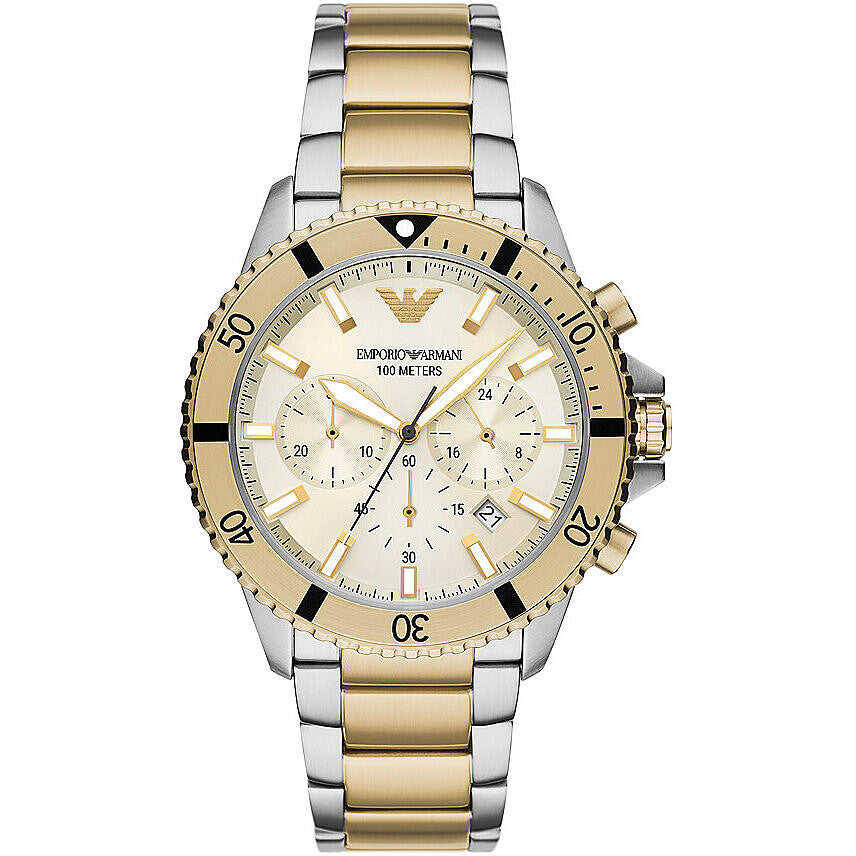 EMPORIO ARMANI Two Tone AR11606 Orologio Uomo
