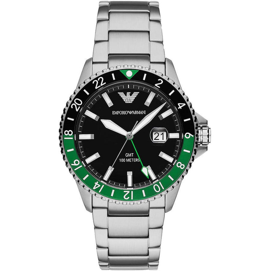 EMPORIO ARMANI Analogico Quadrante Nero AR11589 Orologio Uomo