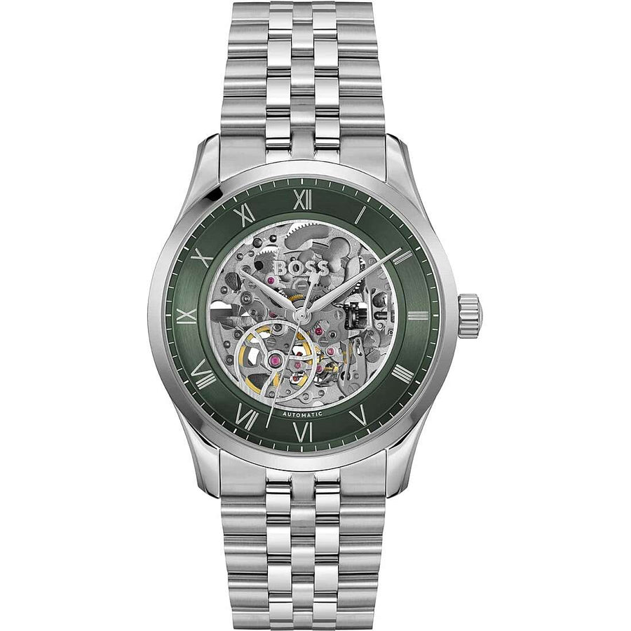 HUGO BOSS Principle Skeleton 1514236 Orologio meccanico Uomo