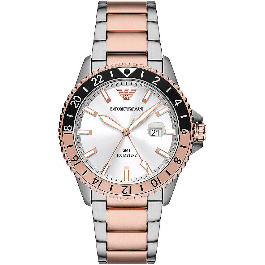 EMPORIO ARMANI a doppio fuso orario GMT da AR11591 Orologio Uomo