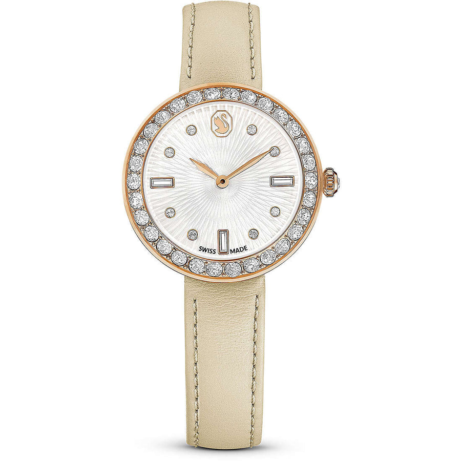 Swarovski Analogico Oro Rosa Quadrante 5672968 Orologio Donna