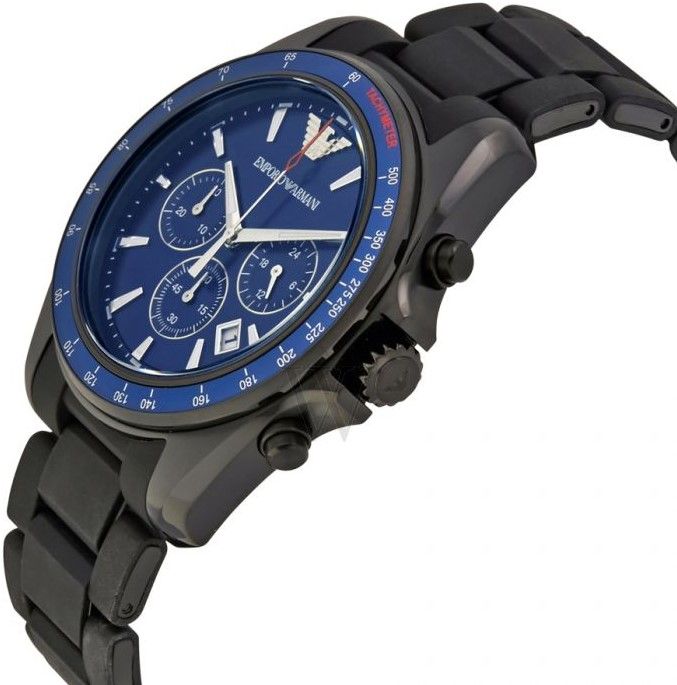 EMPORIO ARMANI AR6121 Black Chronograph Men's Watch
