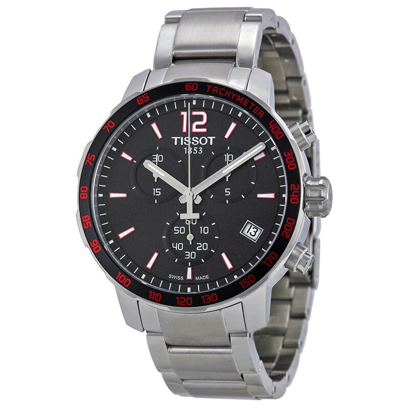 TISSOT Quickster Cronografo Quadrante Nero T095.417.11.057.00 Orologio Uomo