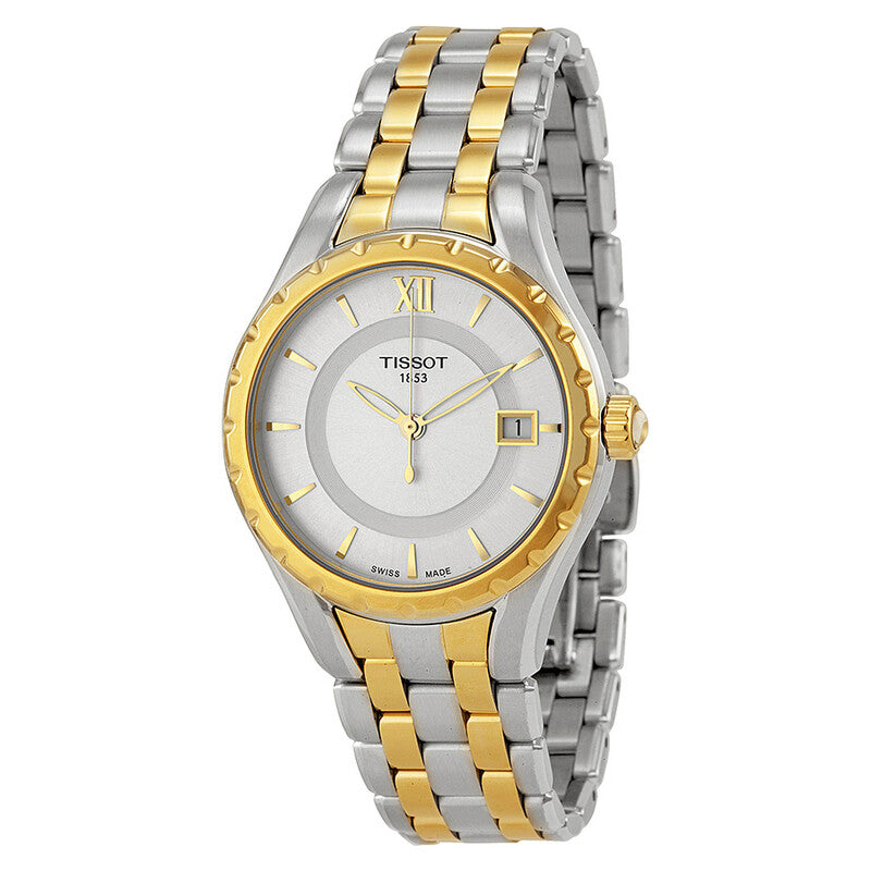 TISSOT T Quadrante Argento Two tone T072.210.22.038.00 Orologio Donna