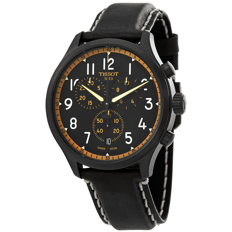 TISSOT T Sport Cronografo Quadrante Nero T116.617.36.052.02 Orologio Uomo