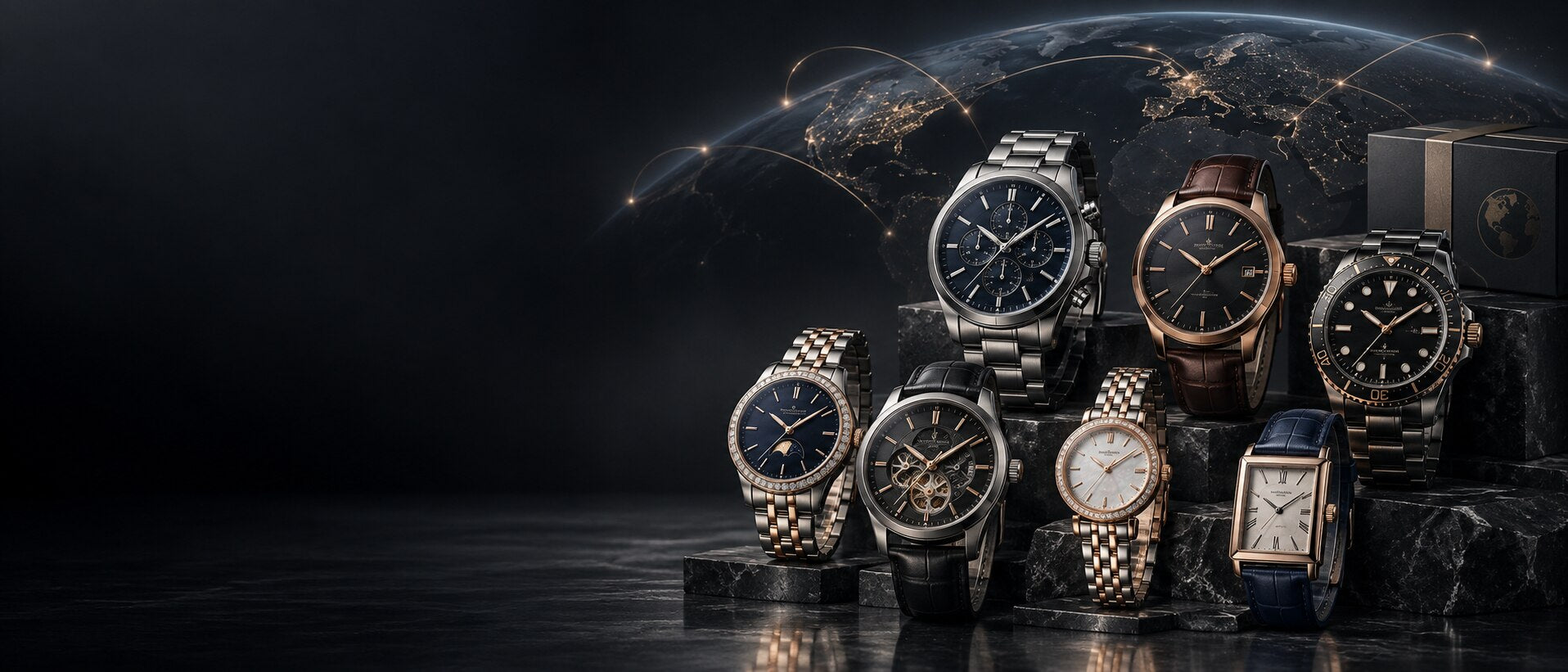 Selezione internazionale di orologi da uomo e da donna